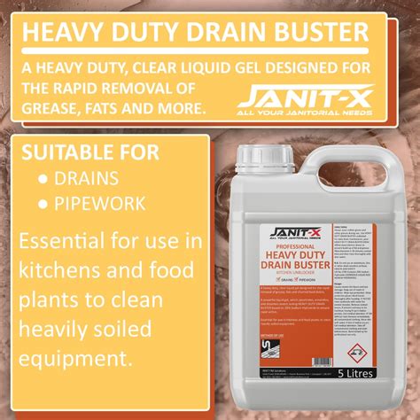 Professional Heavy Duty Drain Buster 5 Litre | Zoro UK