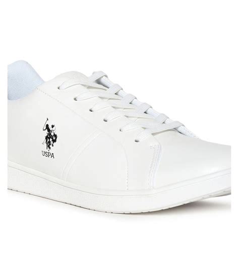 U.S. Polo Assn. Sneakers White Casual Shoes - Buy U.S. Polo Assn. Sneakers White Casual Shoes ...