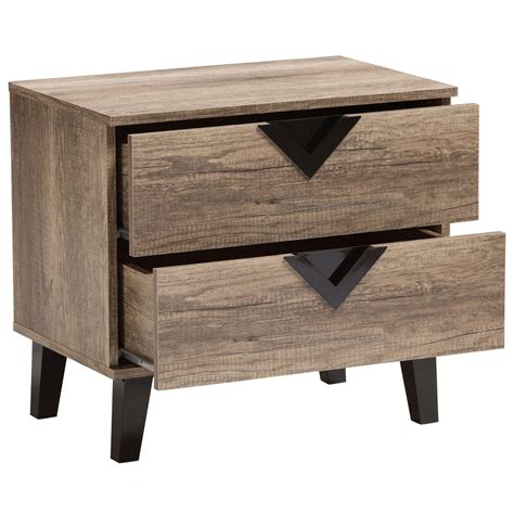 This Industrial Nightstand adds both style and function to your master ...