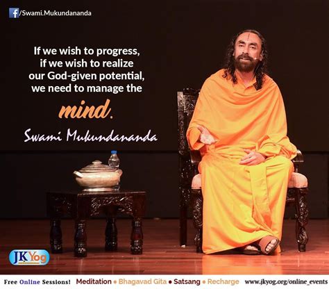 REALIZE GOD-GIVEN POTENTIAL - SWAMI MUKUNDANANDA QUOTE, MOTIVATIONAL ...