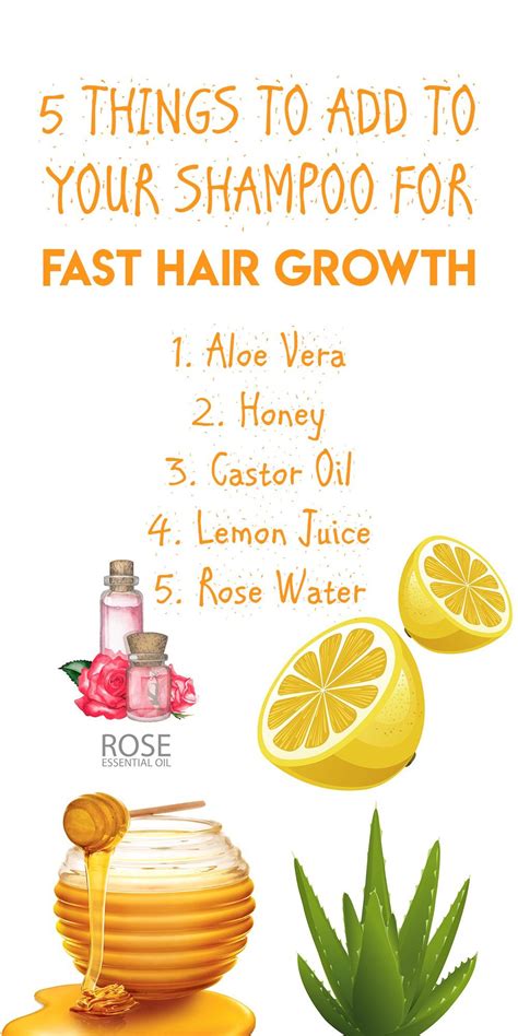 5 Ingredients Add Shampoo Fast Hair Growth #haircare #haircareroutine # ...