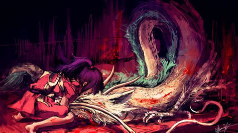 Chihiro spirited away studio ghibli haku sin wallpaper | (42265)