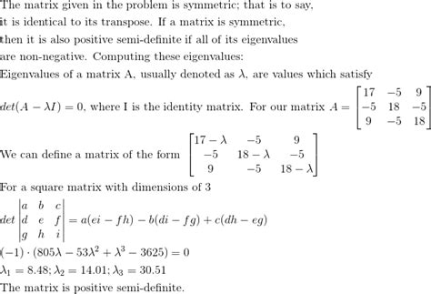 Quadratic Forms and Positive Semidefinite Matrices - Linear Algebra