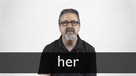 How to pronounce HER in British English - YouTube