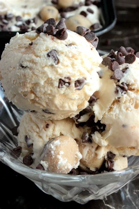 Chocolate Chip Cookie Dough Ice Cream - No Machine Required - Big Bear ...