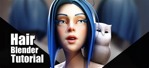 Modeling Hair In Blender For Beginners - Tutorial | How to draw hair, Blender tutorial, Blender