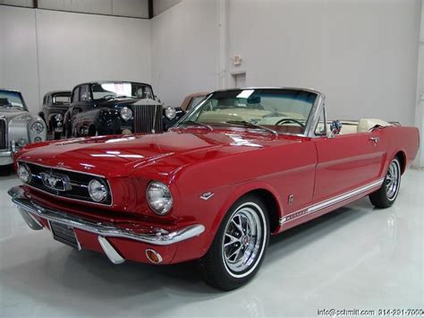 1965 FORD MUSTANG GT CONVERTIBLE – Daniel Schmitt & Co. Classic Car Gallery