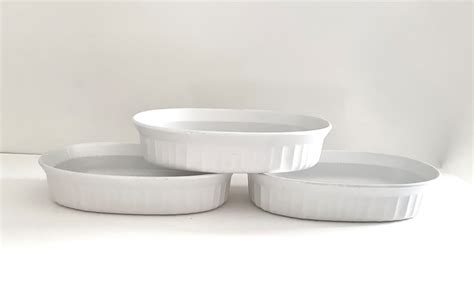 Corning Ware FRENCH WHITE Pattern Individual Casserolef-15 - Etsy