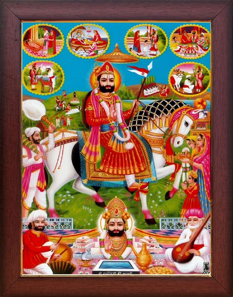 Buy Garuda Photos - Baba Ramdev Ji Maharaj Ki Photo Frame; Baba; Ramdev ...