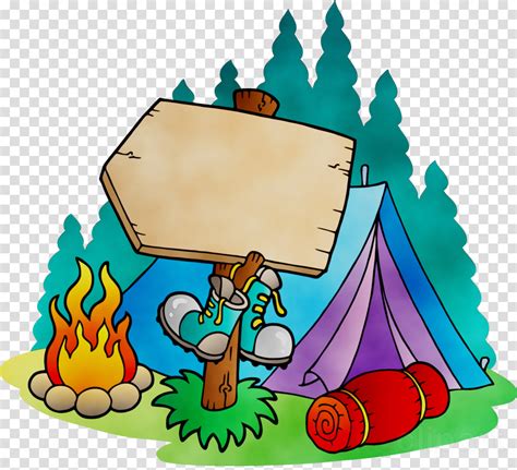 Camping Cartoon Clipart Clip Art Library - vrogue.co