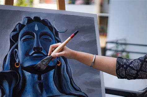 Adiyogi Shiva Painting :: Behance