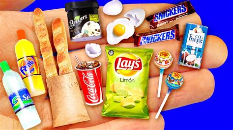 24 DIY MINIATURE FOOD REALISTIC HACKS AND CRAFTS COLLECTION!!! - YouTube