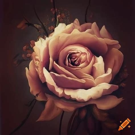 Whimsical floral art