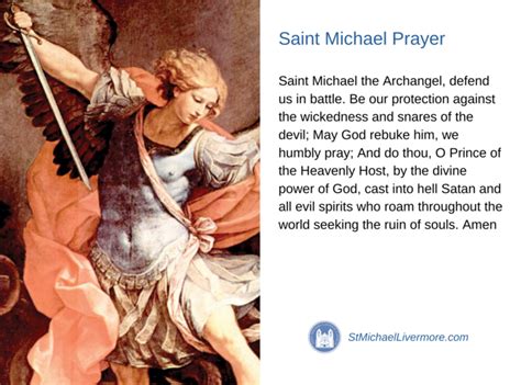 Printable St Michael Prayer - prntbl.concejomunicipaldechinu.gov.co