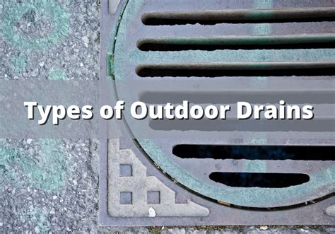 4 Types of Outdoor Drains and Why They Are Important - Plumbing Company ...