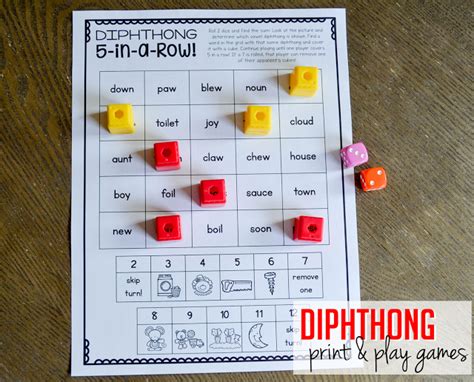 Susan Jones Teaching: Diphthongs Activities and Games | Diphthong activities, Diphthongs, First ...