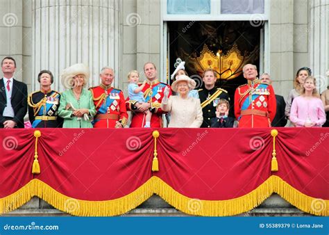 Queen Elizabeth & Prince Harry George William, Kate & Charles. Trroping ...