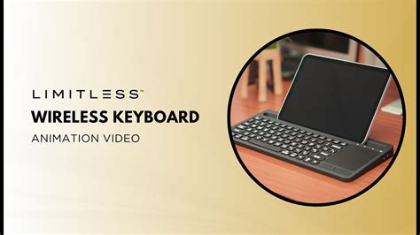 Wireless Multi-Device Keyboard With Touchpad - YouTube