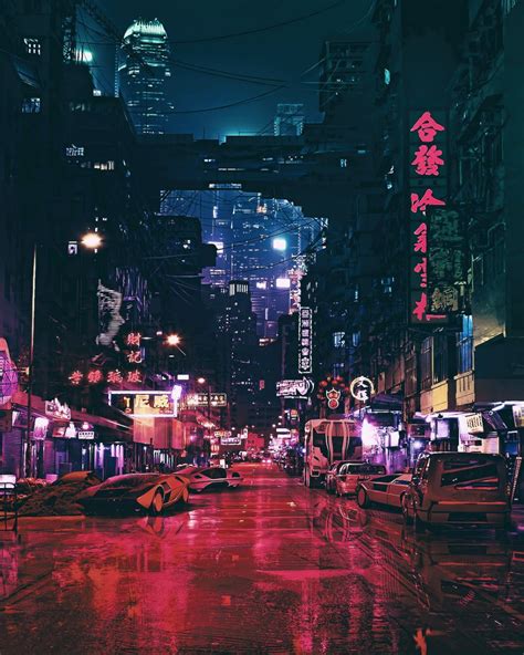 🔥 Download Cyberpunk Futuristic City Science Fiction Concept Art 4k In ...