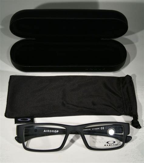 Genuine Unworn OAKLEY AIRDROP OX8046 0153 Satin Black Glasses Frames ...