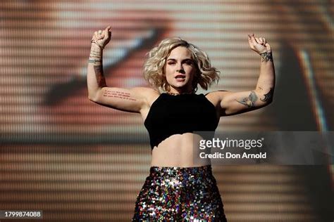 JoJo performs during Fridayz Live '23 at GIANTS Stadium on November ...