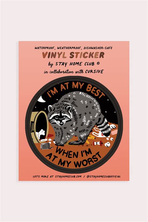 At My Best Vinyl Sticker – Stay Home Club