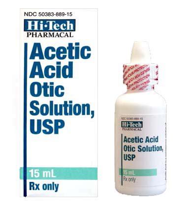 Acetic Acid 2% Aqueous Aluminum Acetate Otic Solution for Ear Infectio — Mountainside Medical ...