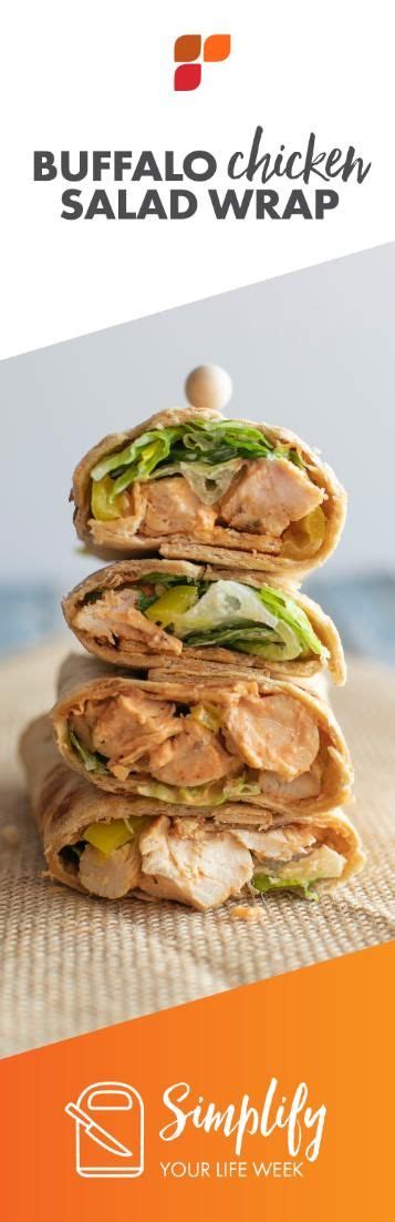 For a simple meal on the go, try our Buffalo Chicken Salad Wrap recipe. Each wrap is full of ...