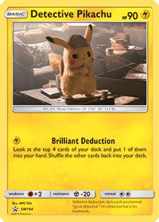 Pokémon TCG: Detective Pikachu