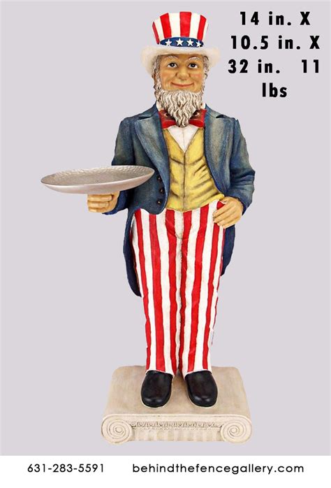 Uncle Sam Statue [EU9341US] - $199.99 : Life size statues, Life Size Statues, fiberglass