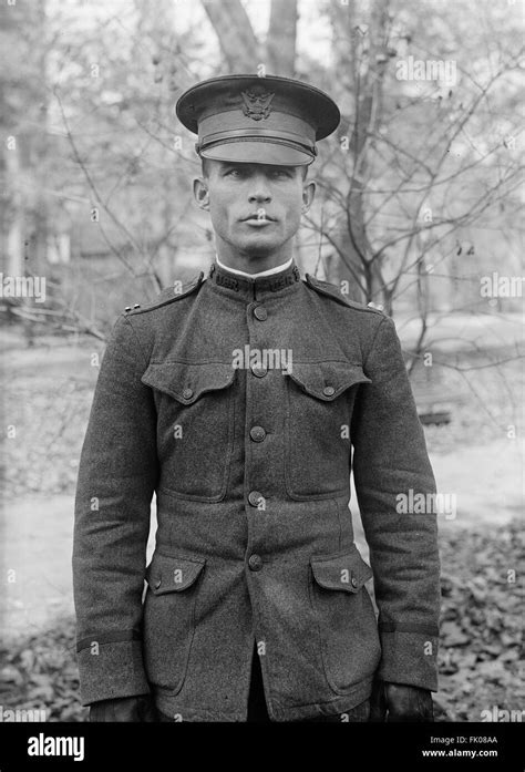 U.S. Army Captain in Uniform, Portrait, USA, 1916 Stock Photo - Alamy