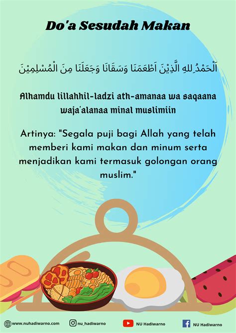 Doa Sesudah Makan