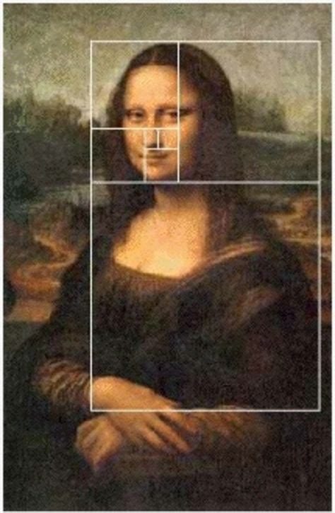 Golden Ratio Mona Lisa | Golden ratio, Rule of thirds, Geometry in nature