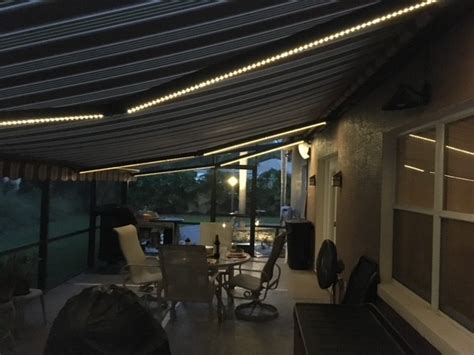 Dimmable LED Awning Lighting | Retractable Deck & Patio Awnings