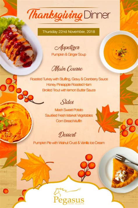 Thanksgiving Menu by TTDigitalPublications - Issuu