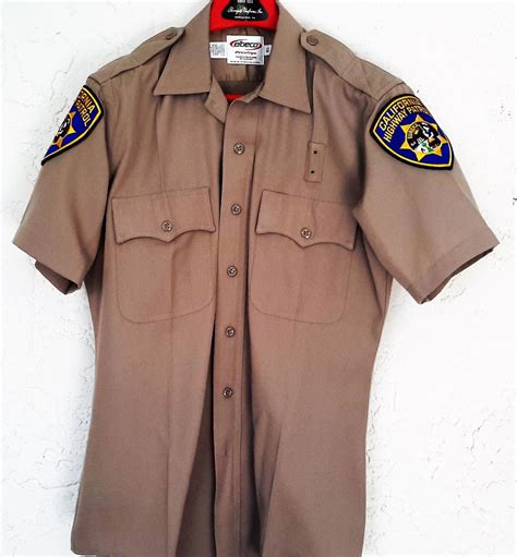 California Highway Patrol CHP Police uniform shirt 15 1/2. | Etsy