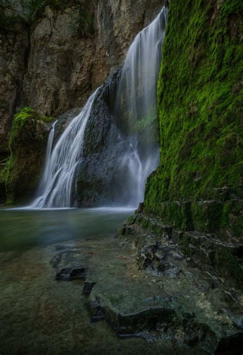 Dark Waterfall. Photo by David Bellier. Source 500px.com | Waterfall scenery, Scenic waterfall ...