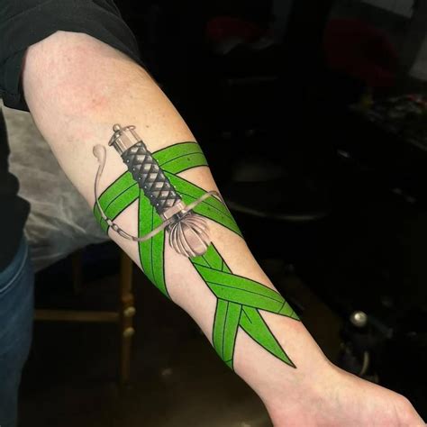 Grass sword tattoo (with a realism flare) : r/adventuretime