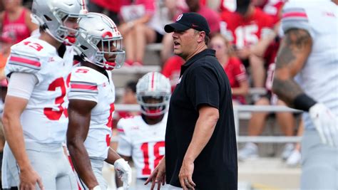 Ohio State offensive line needs to be more violent, its coach says