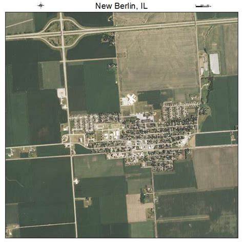 Aerial Photography Map of New Berlin, IL Illinois