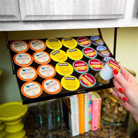 The easiest K-Cup® storage for under your cabinet!