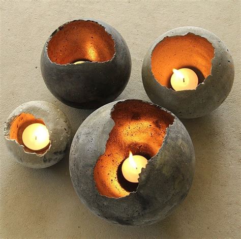 Innovative DIY Concrete Candle Holders: 3-Step Project