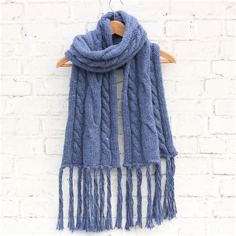 big knit winter scarf by molly & pearl | notonthehighstreet.com