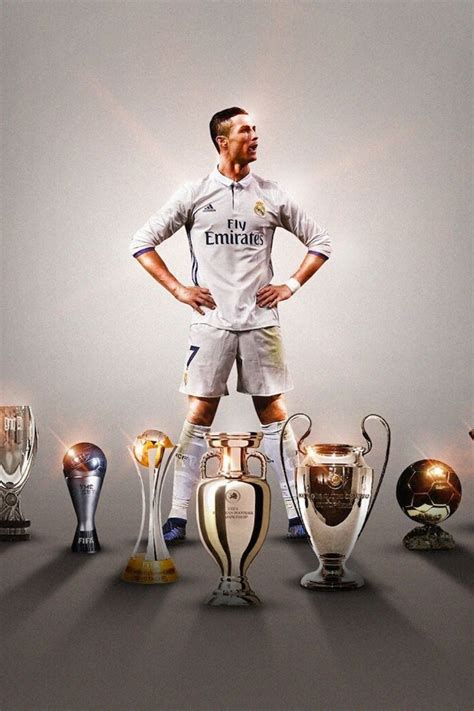 Cristiano Ronaldo Winning Trophies