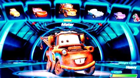 CARS 2 ALL CHARACTERS HD PS3 GAMEPLAY REVIEW!!! - YouTube