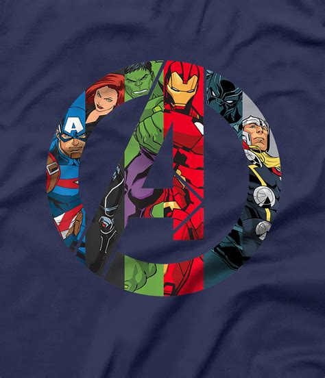 Personalized Avengers A Logo T-Shirt - All Star Shirt