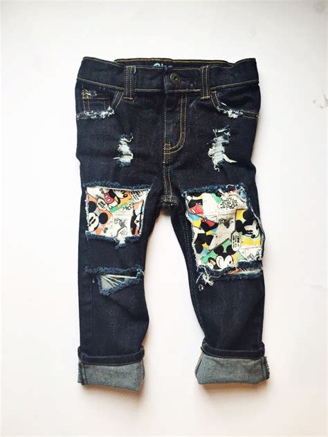 Mickey Jeans // Mickey Shorts // Distressed Skinny Jeans with