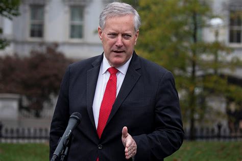 Mark Meadows, White House Chief of Staff, Tests Positive For COVID-19