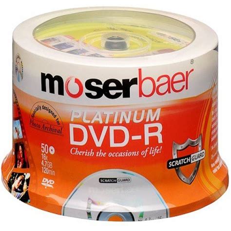 Buy Moserbaer - DVD R Pack (20 Pieces) Online at Best Prices in India