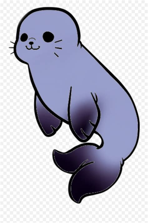 Seal Seals Sea Kawaii Seakawai - Kawaii Seal Animal Cartoon Emoji,Sea Lion Emoji - free ...